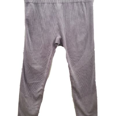 Joy Lab Women's High-Rise Ribbed Seamless 7/8 Leggings Brown Size XL Activewear